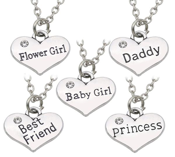 friends daddy princess baby girl flower girl charm pendant necklace silver rhinestone love heart necklace for women collar4331549
friends daddy princess baby girl flower girl charm pendant necklace silver rhinestone love heart necklace for women collar4331549