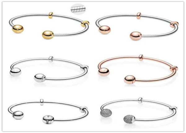 925 sterling silver rose gold moments snake chain style open bangle bracelet fit bead charm diy pandora jewelry1354049, Golden;silver
925 sterling silver rose gold moments snake chain style open bangle bracelet fit bead charm diy pandora jewelry1354049, Golden;silver