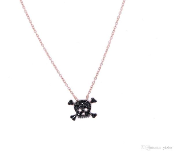 factory whole drop stock pave black cubic zirconia rose gold 925 sterling silver ladies women skull necklace4334978
factory whole drop stock pave black cubic zirconia rose gold 925 sterling silver ladies women skull necklace4334978
