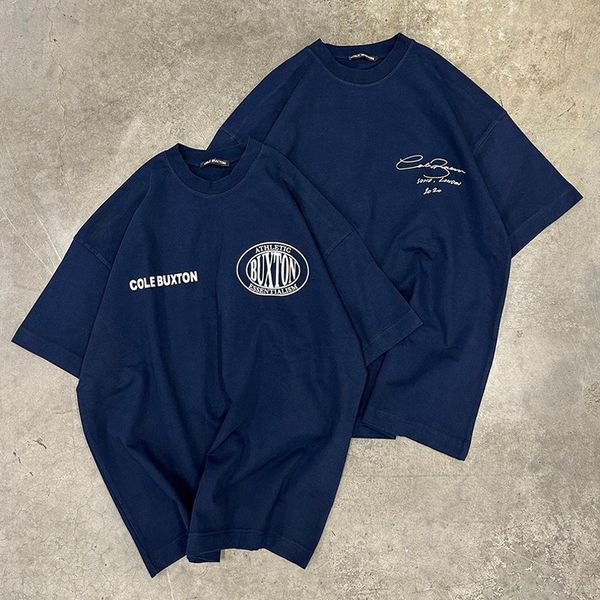 men s t shirts 23ss navy blue cole buxton t shirt men women heavy fabric quality loose tee classic slogan print cb short sleeve 230724, White;black
men s t shirts 23ss navy blue cole buxton t shirt men women heavy fabric quality loose tee classic slogan print cb short sleeve 230724, White;black