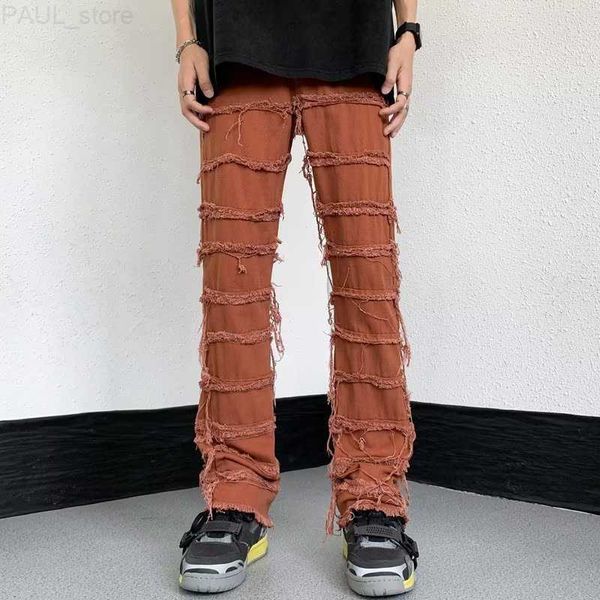 men's grunge clothes y2k streetwear stacked slim jeans flared pants men black hip hop straight women long trousers pantalon homme 23062, Blue
men's grunge clothes y2k streetwear stacked slim jeans flared pants men black hip hop straight women long trousers pantalon homme 23062, Blue