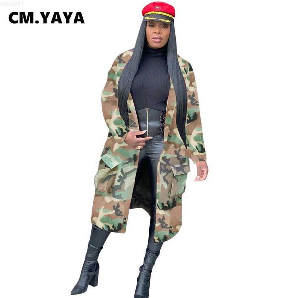 women's trench coats cm.yaya winter trench full sleeve camouflage print coats casual fashion overcoat women windbreaker outer long band, Tan;black
women's trench coats cm.yaya winter trench full sleeve camouflage print coats casual fashion overcoat women windbreaker outer long band, Tan;black