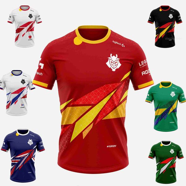 men's t-shirts spain g2 team jersey e-sports shirt league of legends g2 game e-sports team uniform may 2022 national team clothing, White;black
men's t-shirts spain g2 team jersey e-sports shirt league of legends g2 game e-sports team uniform may 2022 national team clothing, White;black