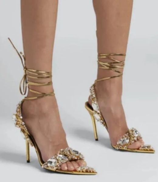 bride sandals women wedding dress high heel 110mm pumps sandal thin ankle strap mirror leather studded crystal stones pointy toe jewel cryst, Black
bride sandals women wedding dress high heel 110mm pumps sandal thin ankle strap mirror leather studded crystal stones pointy toe jewel cryst, Black
