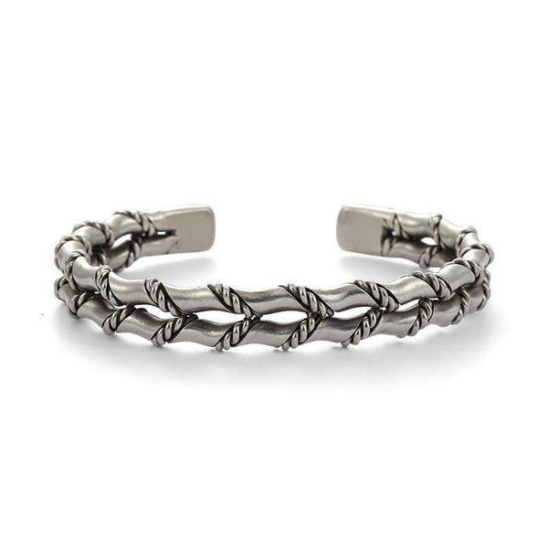 designer's handwoven double layer bamboo knot bracelet for men's personalized tai opening bracelet bracelet, Golden;silver
designer's handwoven double layer bamboo knot bracelet for men's personalized tai opening bracelet bracelet, Golden;silver