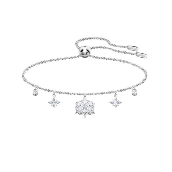 luxury brand designer bracelet beautiful snow bracelet women's crystal delicate hand ornaments adjustable birthday gifts y23209, Golden;silver
luxury brand designer bracelet beautiful snow bracelet women's crystal delicate hand ornaments adjustable birthday gifts y23209, Golden;silver