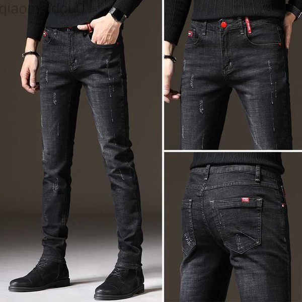 men's jeans fashion denim jeans men's summer small feet slim stretch summer casual black cowboy teenagers jeans for men streetwear, Blue
men's jeans fashion denim jeans men's summer small feet slim stretch summer casual black cowboy teenagers jeans for men streetwear, Blue