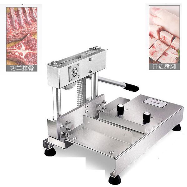 Image of LINBOSS Manual Meat Bone Cutter Bone Cutting Daw Bone Daw Machine Thickening Stainless Steel Rib Cutting Machine