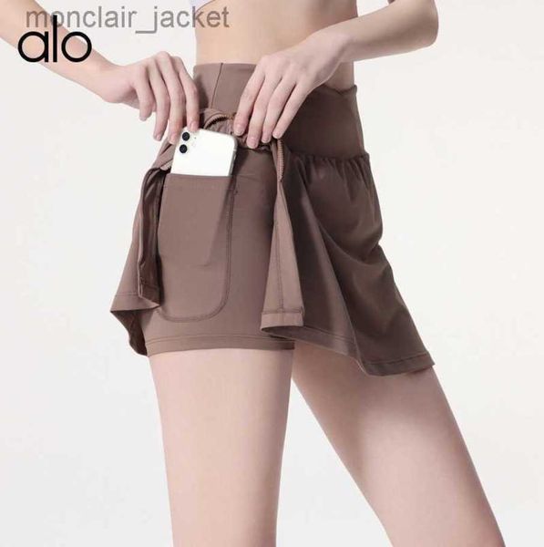 2023 desginer alo yoga bra summer sports short skirt women's anti glare fitness half skirt running tennis group short skirt, Black
2023 desginer alo yoga bra summer sports short skirt women's anti glare fitness half skirt running tennis group short skirt, Black