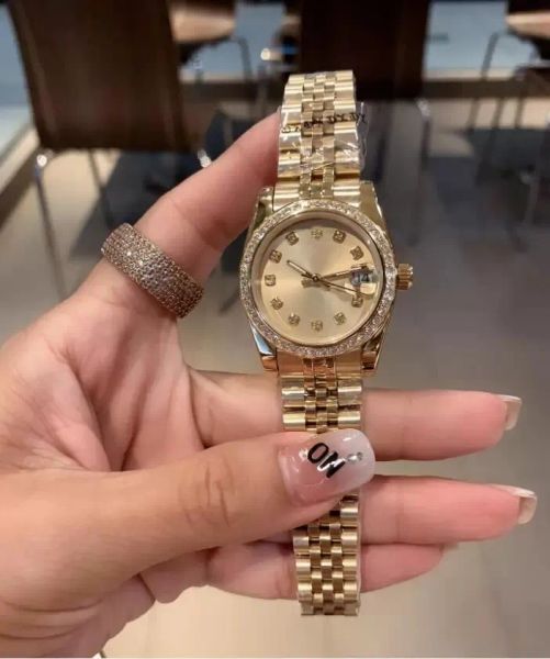 26mm fashion gold ladies datejust watches jubilee diamond bezel sapphire mechanical automatic women watch stainless steel strap bracelet wri, Slivery;golden
26mm fashion gold ladies datejust watches jubilee diamond bezel sapphire mechanical automatic women watch stainless steel strap bracelet wri, Slivery;golden
