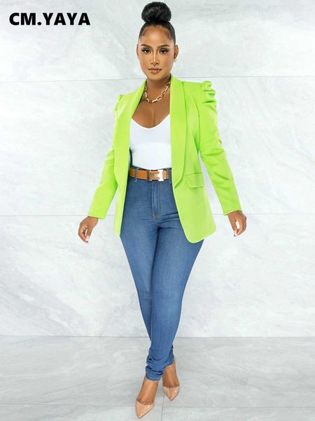 women's suits blazers cm.yaya women chic office lady open stitch blazer vintage coat fashion notch collar puff long sleeve ladies outer, White;black
women's suits blazers cm.yaya women chic office lady open stitch blazer vintage coat fashion notch collar puff long sleeve ladies outer, White;black