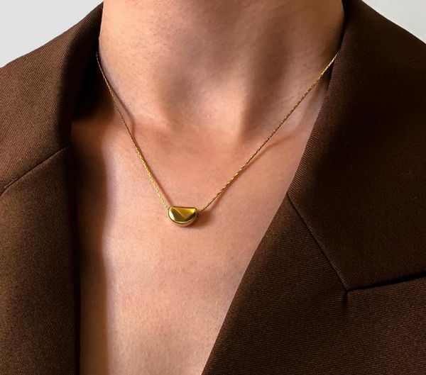 pendant necklaces ingemark kpop fashion dainty bean necklace choker titanium steel charm women neck chain for girl jewelry gifts4028357, Silver
pendant necklaces ingemark kpop fashion dainty bean necklace choker titanium steel charm women neck chain for girl jewelry gifts4028357, Silver
