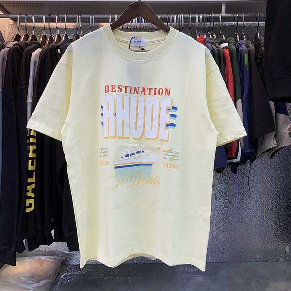 2023 rhude t shirt men women oversized steamship printing rhude tee short sleeve anime clothes, White
2023 rhude t shirt men women oversized steamship printing rhude tee short sleeve anime clothes, White