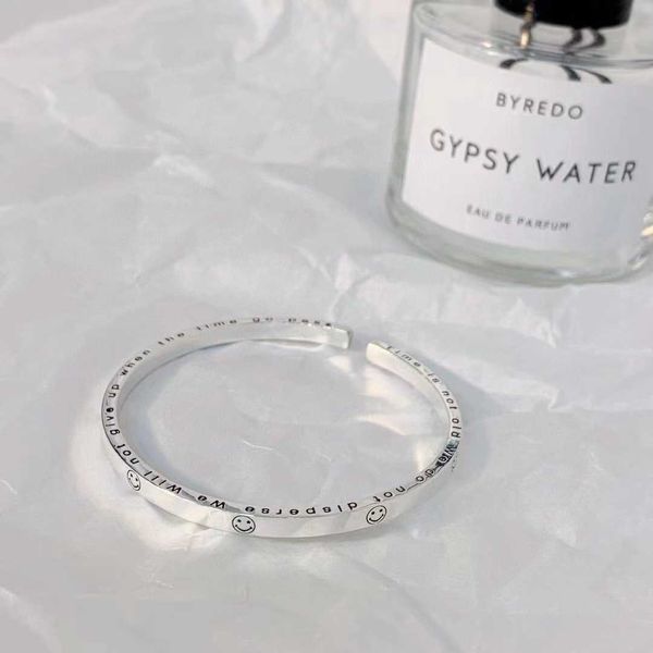 new smiling face sterling for women 999 solid open english foot silver high grade feel bracelet jewelry, Golden;silver
new smiling face sterling for women 999 solid open english foot silver high grade feel bracelet jewelry, Golden;silver