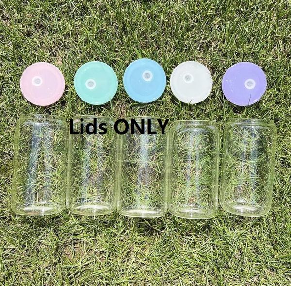 replaced colored plastic lids for 16oz glass tumbler covers blank clear frosted glass mason jar libby can cooler cola beer food cans
replaced colored plastic lids for 16oz glass tumbler covers blank clear frosted glass mason jar libby can cooler cola beer food cans