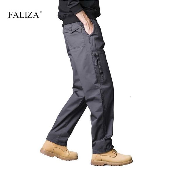 mens pants faliza loose casual cargo multi pockets military cotton spring autumn straight tactical work trousers pan32 230724, Black
mens pants faliza loose casual cargo multi pockets military cotton spring autumn straight tactical work trousers pan32 230724, Black