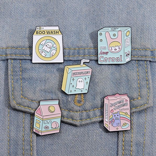 boo wash ghost enamel pins custom cute cat peach milk carton brooches lapel badges cartoon cute animal jewelry gift for friends, Blue
boo wash ghost enamel pins custom cute cat peach milk carton brooches lapel badges cartoon cute animal jewelry gift for friends, Blue
