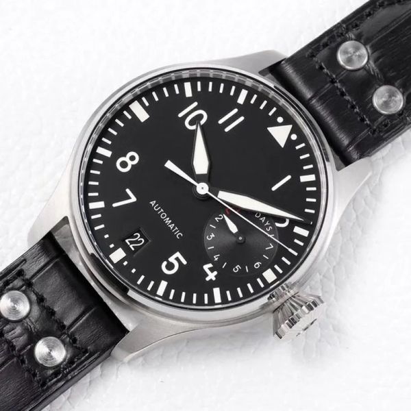 u1 grade aaa luxury designer watch new men automatic mechanical big classic pilot watches 46mm le prince black genuine leather wristwatches, Slivery;golden
u1 grade aaa luxury designer watch new men automatic mechanical big classic pilot watches 46mm le prince black genuine leather wristwatches, Slivery;golden