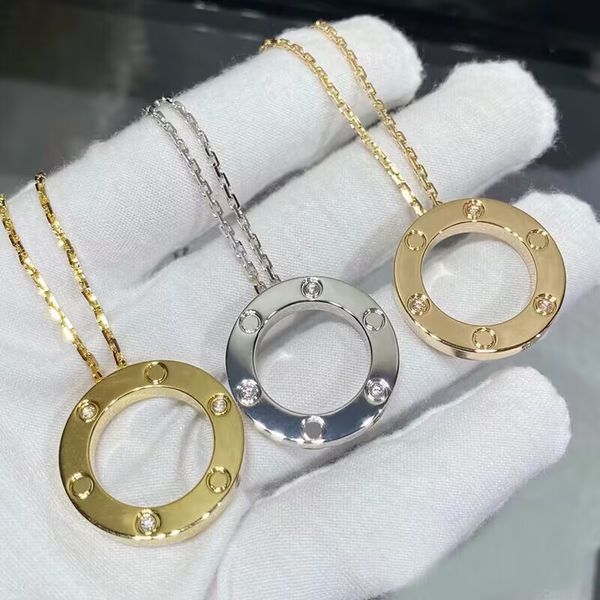18k gold plated luxury jewelry designer love circle necklace,fashion choker necklace women men lover necklace jewelry gift, Silver
18k gold plated luxury jewelry designer love circle necklace,fashion choker necklace women men lover necklace jewelry gift, Silver