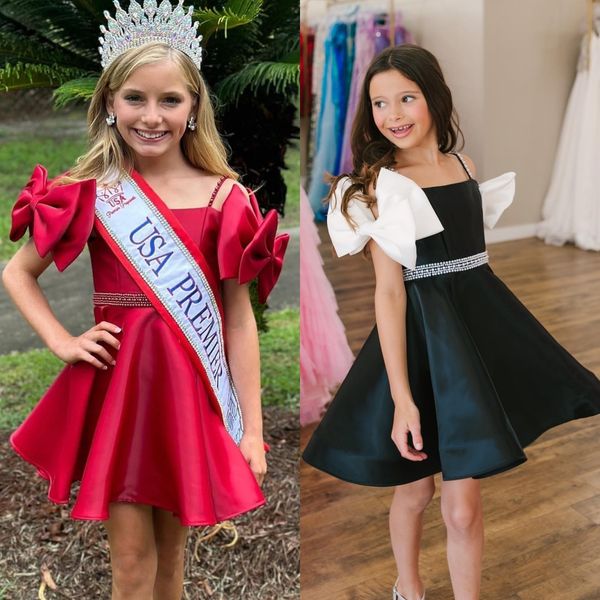 black white girl pageant dress 2024 bows pearls little kid birthday cocktail formal party gown infant toddler teens preteen tiny young junio, White;red
black white girl pageant dress 2024 bows pearls little kid birthday cocktail formal party gown infant toddler teens preteen tiny young junio, White;red