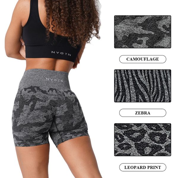 women's shorts nvgtn series seamless woman shorts gym sports yoga shorts 230721, White;black
women's shorts nvgtn series seamless woman shorts gym sports yoga shorts 230721, White;black