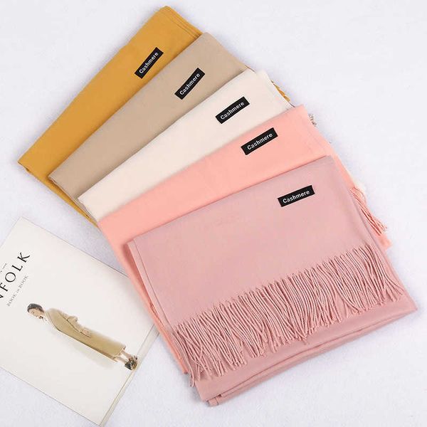 imitation cashmere women winter scarf basic solid tassel wrap shawl femme bandana stoles bufandas foulard hijab femme1, Red;brown
imitation cashmere women winter scarf basic solid tassel wrap shawl femme bandana stoles bufandas foulard hijab femme1, Red;brown