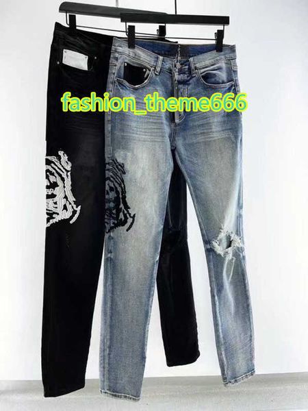men's jeans 2023 men's jeans designers jean hombre trousers men embroidery patchwork ripped for trend brand motorcycle pant mens s, Blue
men's jeans 2023 men's jeans designers jean hombre trousers men embroidery patchwork ripped for trend brand motorcycle pant mens s, Blue