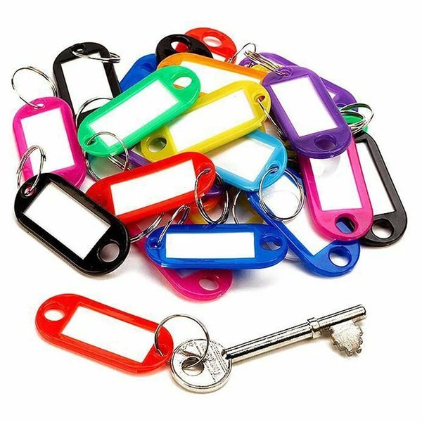 colorful plastic tag keychain luggage tags keyring pendant name key card marking party gift supplies 2.2*5cm, Silver
colorful plastic tag keychain luggage tags keyring pendant name key card marking party gift supplies 2.2*5cm, Silver