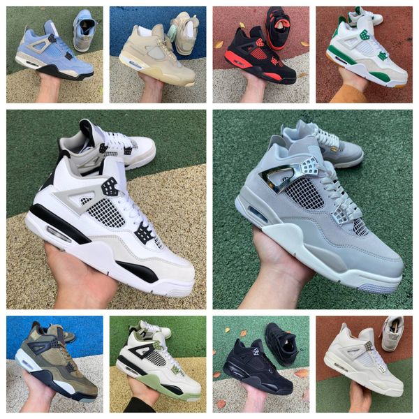 2023 basketball shoes 4 4s mens women retros pine green military black cat olive canvas infrared bred red thunder oreo sail white cement bre
2023 basketball shoes 4 4s mens women retros pine green military black cat olive canvas infrared bred red thunder oreo sail white cement bre
