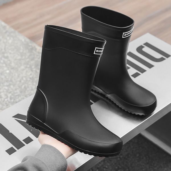 dress shoes mens rain boots slip on waterproof rubber work mud durable nonslip garden for farming gardening 230721, Black
dress shoes mens rain boots slip on waterproof rubber work mud durable nonslip garden for farming gardening 230721, Black