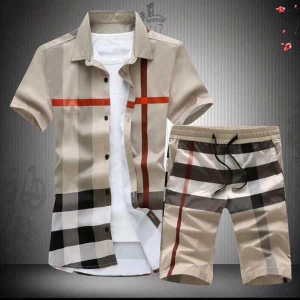 designer fashion sportswear summer shirt set men's casual korean version trend short sleeve shorts handsome personality new casual men&, Gray
designer fashion sportswear summer shirt set men's casual korean version trend short sleeve shorts handsome personality new casual men&, Gray