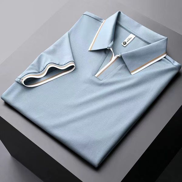 mens tshirts light luxury summer ice mulberry silk breathable tshirt color contrast vneck fashion korean shortsleeve casual 230724, White;black
mens tshirts light luxury summer ice mulberry silk breathable tshirt color contrast vneck fashion korean shortsleeve casual 230724, White;black