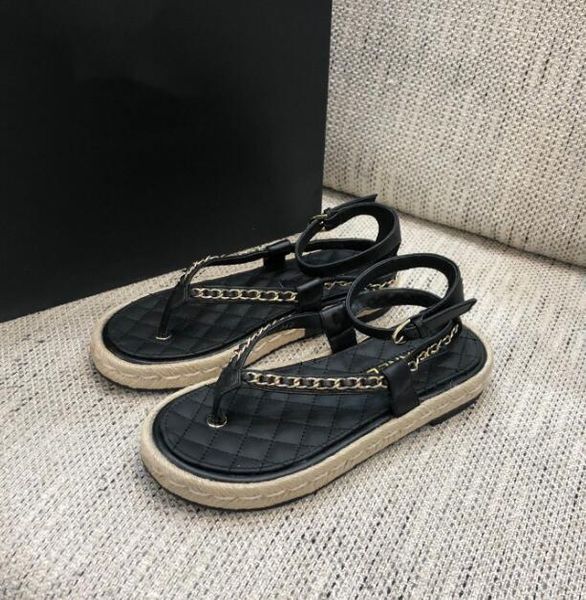 fashion designer woman luxury sandal classics flat base sheepskin straw plaited slipper lady metal button summer outdoors casual beach shoes, Black
fashion designer woman luxury sandal classics flat base sheepskin straw plaited slipper lady metal button summer outdoors casual beach shoes, Black