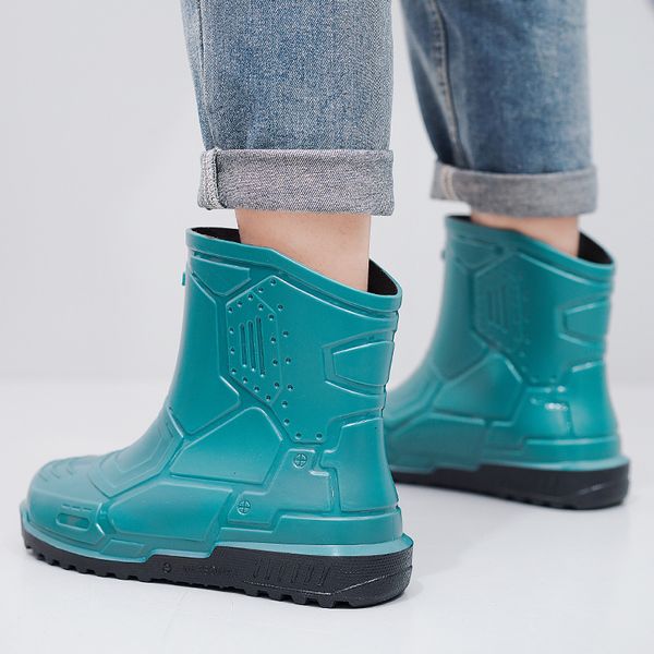 dress shoes mens rain boots slip on waterproof rubber work mud durable nonslip garden for gardening fishing 230721, Black
dress shoes mens rain boots slip on waterproof rubber work mud durable nonslip garden for gardening fishing 230721, Black