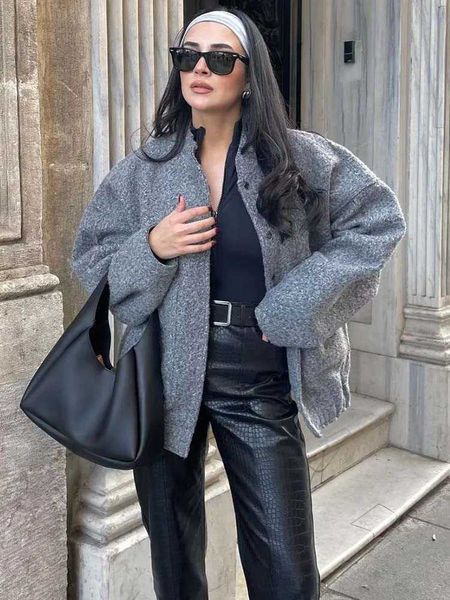 women's jackets klkxmyt traf women thick coats fashion warm spring jackets coat vintage long sleeve casual street female outerwear chic, Black;brown
women's jackets klkxmyt traf women thick coats fashion warm spring jackets coat vintage long sleeve casual street female outerwear chic, Black;brown