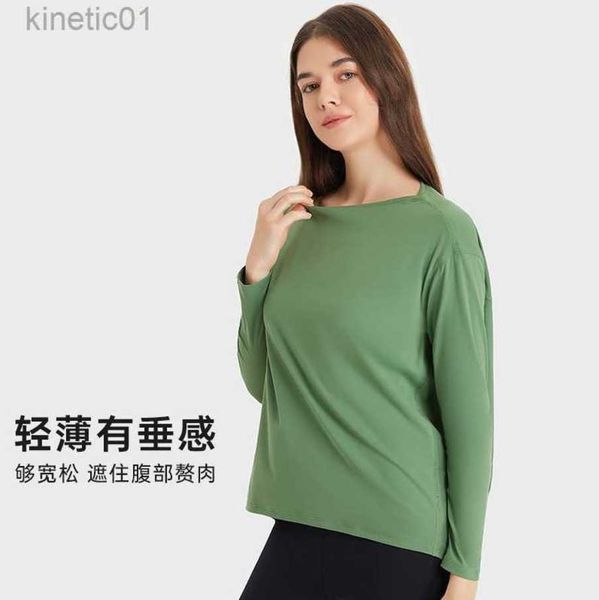 designer lululemens women t shirt same autumn and winter skincare nude yoga suit with long sleeves loose fitting comfortable outdoor leisure, White
designer lululemens women t shirt same autumn and winter skincare nude yoga suit with long sleeves loose fitting comfortable outdoor leisure, White