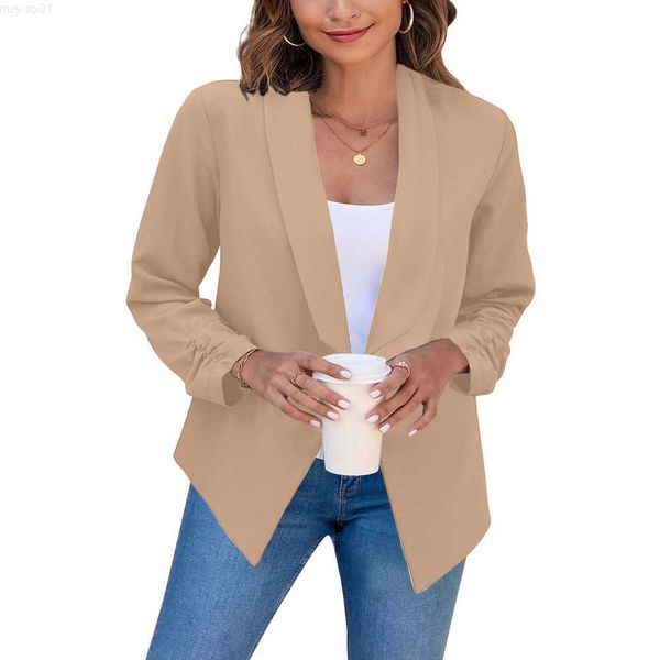 women's suits blazers women khaki blazers spring 2022 female summer blazer office lady nine quarter open stitch womens slim coats femme, White;black
women's suits blazers women khaki blazers spring 2022 female summer blazer office lady nine quarter open stitch womens slim coats femme, White;black