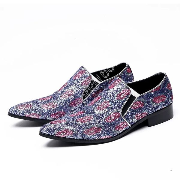 2023 original printing pointed toe dress shoes elegant slip on stage show party shoes leisure male real leather prom shoes, Black
2023 original printing pointed toe dress shoes elegant slip on stage show party shoes leisure male real leather prom shoes, Black
