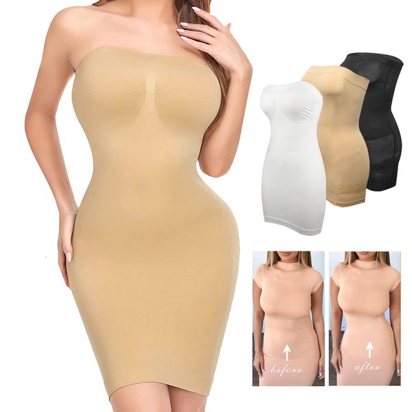 women's shapers strapless shapewear slip for women under dress full slips dress tummy control camisole body shaper seamless corset unde, Black;white
women's shapers strapless shapewear slip for women under dress full slips dress tummy control camisole body shaper seamless corset unde, Black;white