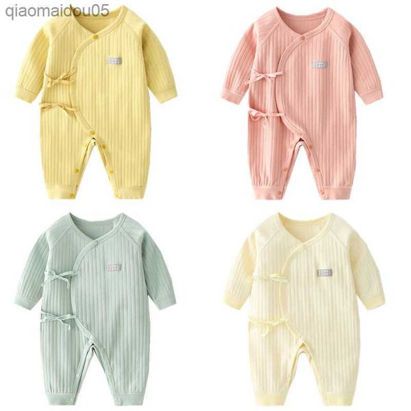 0-6month newborn baby clothes boy girl spring summer clothing 2022 long sleeve cotton belt rompers for newborns babies sleepwear l230712, Blue
0-6month newborn baby clothes boy girl spring summer clothing 2022 long sleeve cotton belt rompers for newborns babies sleepwear l230712, Blue