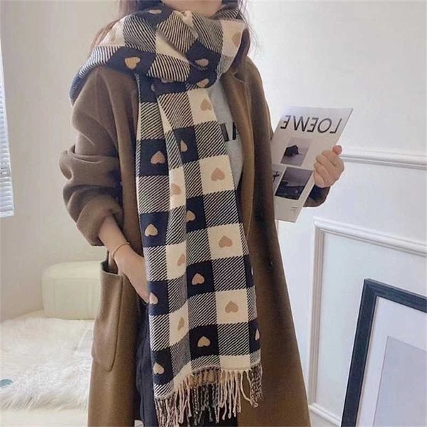 scarves wraps love grid scarf female tiktok online celebrity same live broadcast goods shawl long tassel winter warm, Red;brown
scarves wraps love grid scarf female tiktok online celebrity same live broadcast goods shawl long tassel winter warm, Red;brown