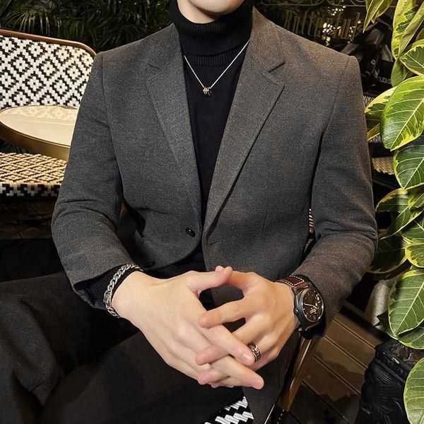 men's tracksuits plus size 4xl-s autumn/winter casual wool jacket men's clothing 2022 business formal clothing slim fit office set, Gray
men's tracksuits plus size 4xl-s autumn/winter casual wool jacket men's clothing 2022 business formal clothing slim fit office set, Gray
