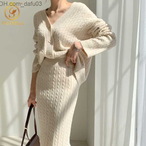 two piece dress two piece dress autumn and winter casual pieces set women loose single breasted soft sweater cardigan coats solid knitted sk, White
two piece dress two piece dress autumn and winter casual pieces set women loose single breasted soft sweater cardigan coats solid knitted sk, White