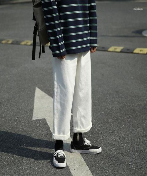 spring summer 2022 fashion white denim jeans men straight hong kong style trendy loose brand drop wide leg casual cropped pants me4546470, Blue
spring summer 2022 fashion white denim jeans men straight hong kong style trendy loose brand drop wide leg casual cropped pants me4546470, Blue