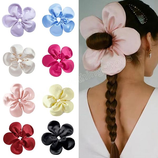 flower scrunchies women extra-large scrunchie oversized thick elastic fluffy hair ties hair scrunchies ponytail holder, Slivery;white
flower scrunchies women extra-large scrunchie oversized thick elastic fluffy hair ties hair scrunchies ponytail holder, Slivery;white