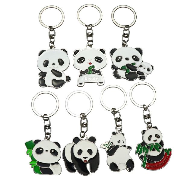 personalized panda keychains cartoon keychain pendant souvenir gift key chain keyring, Silver
personalized panda keychains cartoon keychain pendant souvenir gift key chain keyring, Silver