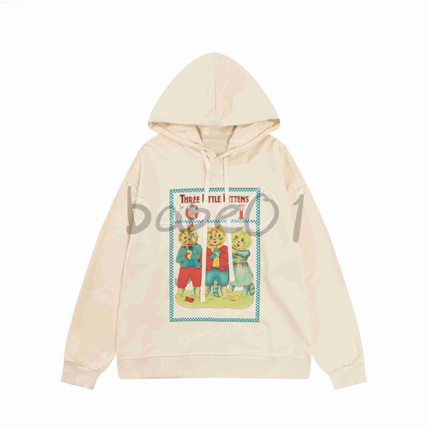 men's hoodies sweatshirts luxury designer mens hoodie fashion cartoon three kittens print long sleeve sweater casual drawstring pullove, Black
men's hoodies sweatshirts luxury designer mens hoodie fashion cartoon three kittens print long sleeve sweater casual drawstring pullove, Black
