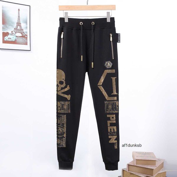 clothing plein philipps drawstring bear joing brand trousers stones joers gothic mens sweatpants womens pants couple sports luxury designers, Black
clothing plein philipps drawstring bear joing brand trousers stones joers gothic mens sweatpants womens pants couple sports luxury designers, Black