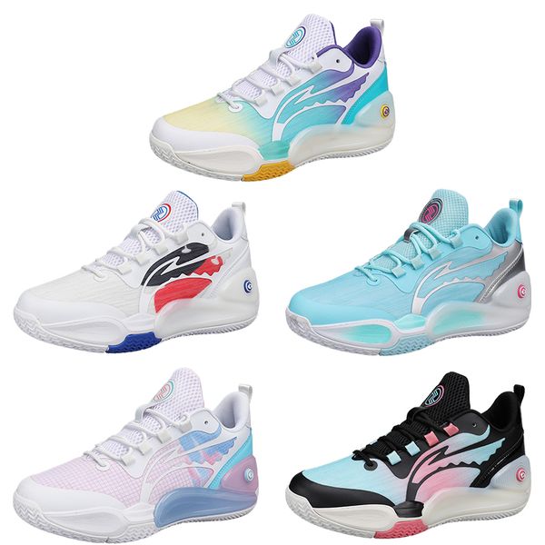 2023 multi color basketball shoes breathable men woman purple black yellow pink blue trainers outdoor sports sneakers color5
2023 multi color basketball shoes breathable men woman purple black yellow pink blue trainers outdoor sports sneakers color5