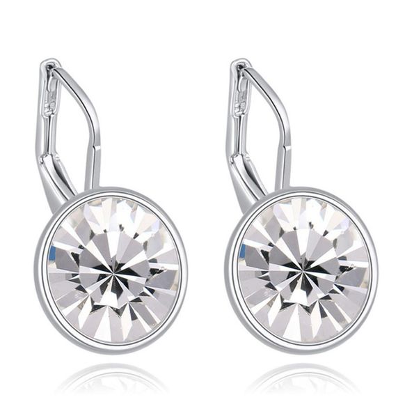 bella mini pierced dangle earrings made with original austrian elements white filled clear crystal gift for women for valenti4610467, Silver
bella mini pierced dangle earrings made with original austrian elements white filled clear crystal gift for women for valenti4610467, Silver